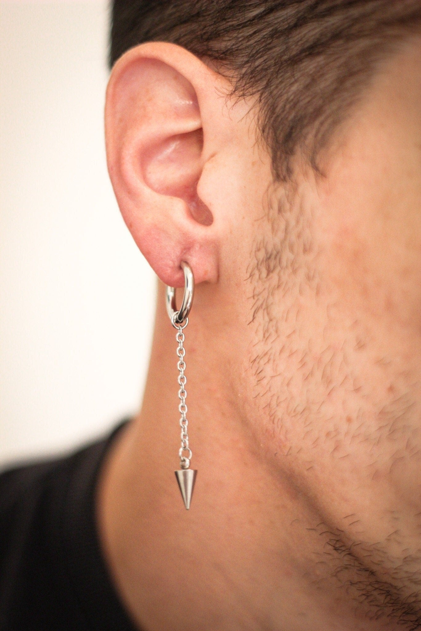 Dangle Earrings Mens Earrings Shop Mens Long Dangle Earrings Spike